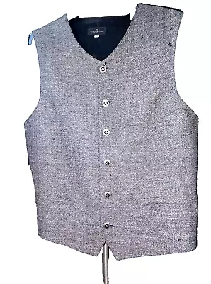 Vabene Men’s Large Black Gray Vest • $7.50