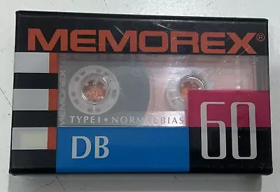 MEMOREX DB Cassette Tape 60 Min BRAND NEW SEALED! • $5.52