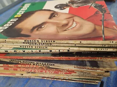 Lot 29 Vintage Movie Magazines Screenland Silver Screen Photo Play Etc 40s-50s • $240