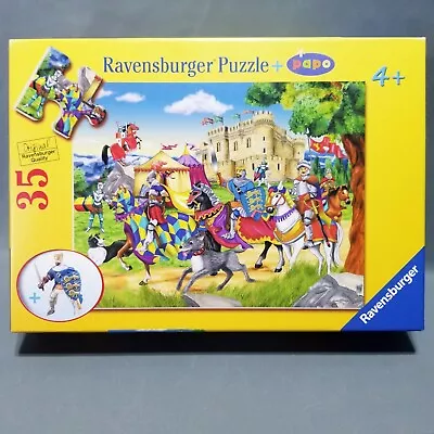 Riding With The King 35 Piece Ravensburger Jigsaw Puzzle With Papo Knight Figure • $5