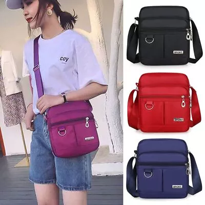 Travel High-capacity Nylon Messenger Bag Cross Body Handbags Shoulder Bag • $19.87