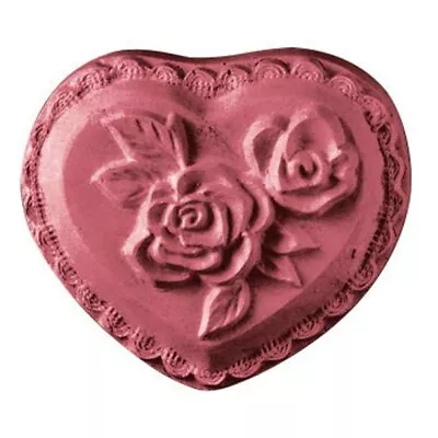 Heart With Roses Soap Mold By Milky Way Molds - MW85 • $8.99