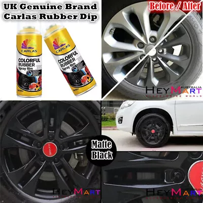 4x Matt Black Professional Car Rubber Spray Rubber Paint Rubber Plasti Dip Paint • $54