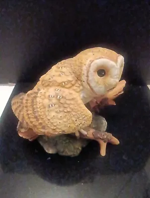 Vintage 1986 Maruri Barn Owl Figurine From Owls Of The Night Collection. • $32