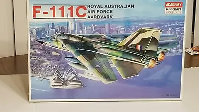 1/48 Academy Minicraft F-111C Royal Australian Airforce Aardvark Sealed Model UP • $54.88