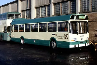 6x4 Bus Photograph Merseyside PTE National RKA879T • £1