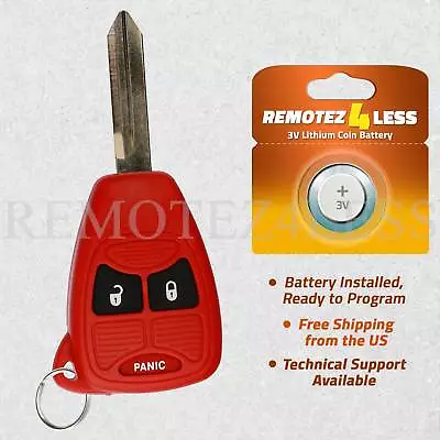 Keyless Entry Remote For 2005 2006 2007 Dodge Magnum Car Key Fob Red • $10.39