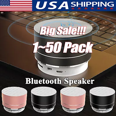 Mini Portable Bluetooth Speaker Rechargeable Wireless Stereo Bass TF/FM Mode Lot • $178.39