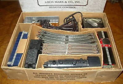 Marx Stream Line Steam Electrical Train Set W/ Box #4935 Nice! Post War 1940s • $125