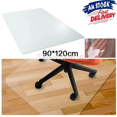 $30.99 • Buy Vinyl PVC Office Chair Mat Carpet Oversized Hard Floor Protector 1200X900mm