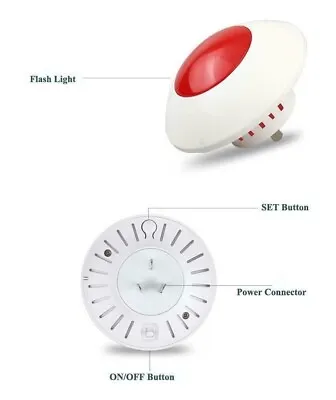 Wireless Flashing Siren Horn Strobe Light For GSM Home Burglar Security System • $6.99