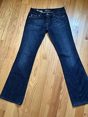 Miss Me Jeans Womens Size 31 Bootcut Dark Wash Denim~RARE-embroidered Cotton • $30