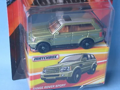 Matchbox Range Rover Sport Light Metallic Green Body Toy Model Car 70mm Rare B • £19.99