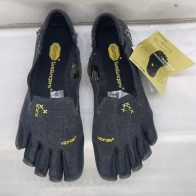 Vibram Fivefingers CVT Hemp Toes Shoes (Black) Women’s Size 36 EUR 6.5-7 US • $80