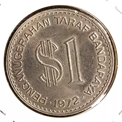 1972 Malaysia One Ringgit Commemorative Coin (+FREE 1 Coin) #24568 • $26