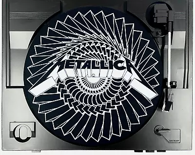 METALLICA Turntable Slipmat [30th Anniversary Promo The Black Album 2021]   New • $11