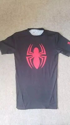 Under Armour Alter Ego Compression Shirt Spiderman Small • £15