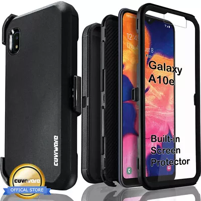 Samsung Galaxy A10E Case COVRWAE 3 Layer Armor Screen Protector Holster Cover • $11.99