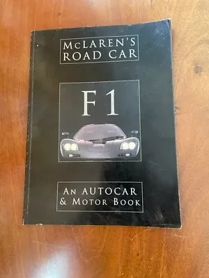 Vintage McLaren's Road Car F1 Brochure - 1994 • £15