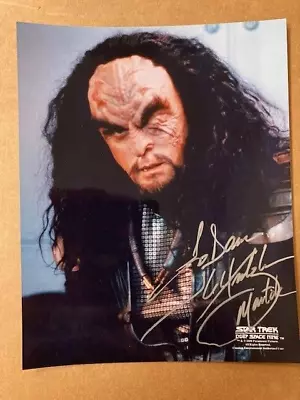 J.G. Hertzler  Martok Signed Deep Space Nine Star Trek 8x10 Original Photo COA** • $23