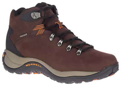 Merrell J035441 Reflex Leather Mid Waterproof Hiking Boots For Men - Espresso - • $64