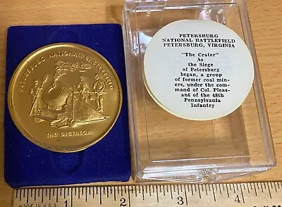 Petersburg National Battlefield Souvenir Medal~ The Dictator~ Petersburg Va. • $26.99