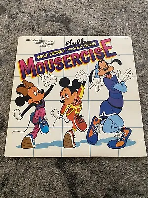 Walt Disney Productions Mousercise LP With Booklet (RARE) • $24.99