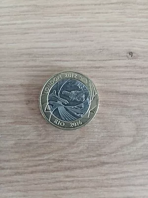 Olympic Games London To Rio Handover Two Pound Coin 2012 - £2 Coin • £8