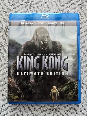 King Kong Blu-ray 2017 Unrated Extended 3-Disc Set NEARLY NEW! Ultimate Edition • $5