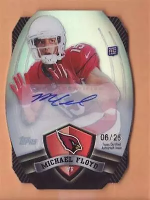 2012 Topps Game Time Giveaway Die Cut Auto Michael Floyd 06/25 GameTime • $49.99