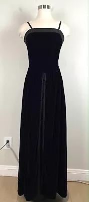 SUBTERRANEA Womens 12 Purple Velvet Corset Maxi Dress Gothic Victorian Steampunk • $99