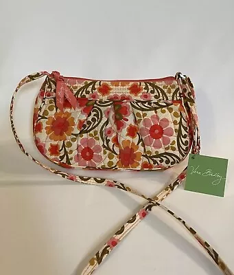 Vera Bradley 2011 Folkloric Small Crossbody Handbag Purse All In One Wristlet • $19.99