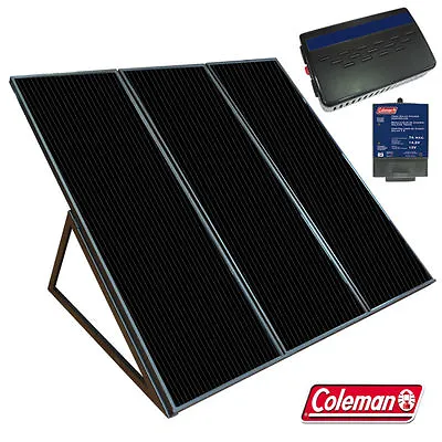 Sunforce Coleman 55-Watt 12-Volt Amorphous Solar Power Back Up Kit • $199