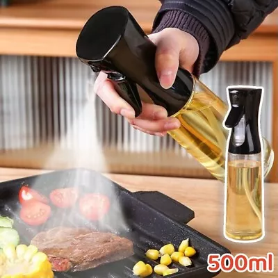 500ML Oil Sprayer Bottle Spray Pump Kitchen Baking BBQ Olive Oil Mister 500ML • $15.33