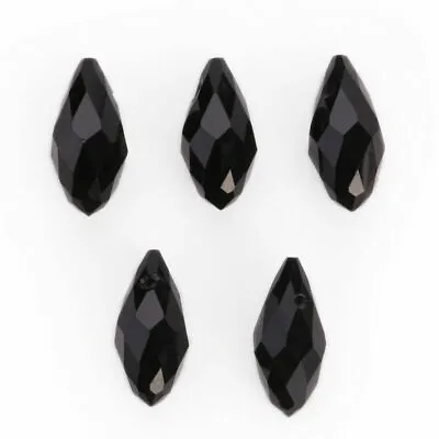 £3.24 • Buy Glass Crystal Accessories Tear Drop Faceted Beads 10pcs 10x20mm New Loose