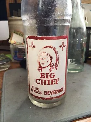 Acl Sheehan Big Chief Soda Bottle Montana Helena 1940 Mont Mt Indian.  • $23