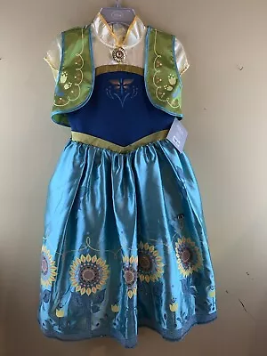 NEW Disney Jakks Pacific Frozen Anna Costume Dress Size 7/8. W/tags. MSRP $44.95 • $34.95