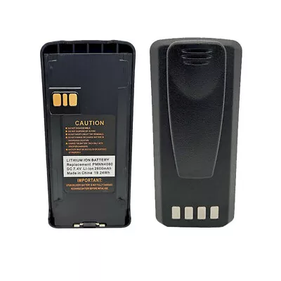 2* High Capacity Li-ion Battery PMNN4080 For CP185 CP100D CP1660 2-Way Radios • $48