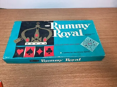 Vintage Rummy Royal Game Mat Vinyl 30x30 Table Size • $15