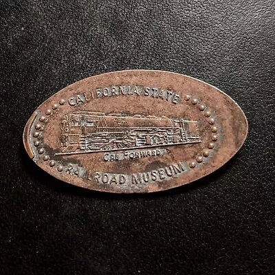 California State Cab Forward Railroad Museum TRAIN - Press Coin Elongated Penny • $2.99