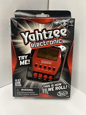 Hasbro Single Yahtzee Handheld Electronic Game New. Mini • $22.25