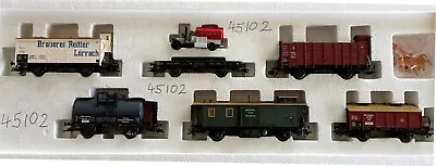 Marklin HO 45102 Rare 6 Freight Trains / Truck & 3 Cows New In Original Box • $308.21