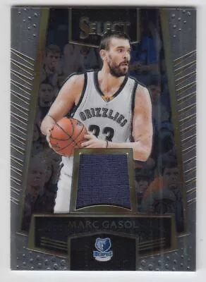 2016-17 Select Swatches #41 Marc Gasol Jersey • $5.40