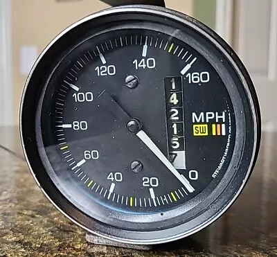 Stewart Warner Stage 3 III Vintage 160 MPH 3  Speedometer Not Tested 14215 Mi. • $119