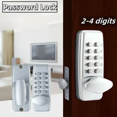 Mechanical Door Lock Keyless Knob Keypad Digital Code Password Entry Combination • $46.92