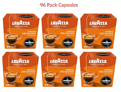 96 X Capsules Lavazza A Modo Mio Espresso Delizioso Coffee Capsules Brand New • $56.66