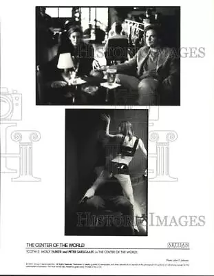 2001 Press Photo Molly Parker & Peter Sarsgaard In  The Center Of The World  • $19.99