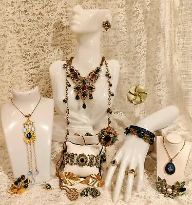 Vintage To Now- Art Deco- High-end-Signed/Unsigned Mixed Jewelry Lot • $300