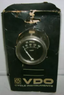 VDO Vintage Mechical Oil Pressure Gauge UNUSED IN THE BOX! • $49.99