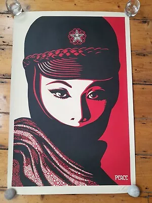 Shepard Fairey Mujer Fatale Signed Print Obey Giant Poster Street Art • £95